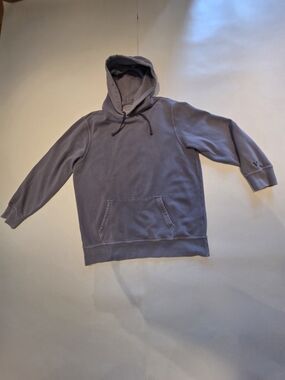 American Eagle Outfitters Men's Faded Lavender Pullover Hoodie
